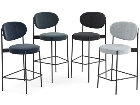  Verpan 430系列吧凳3d模型 