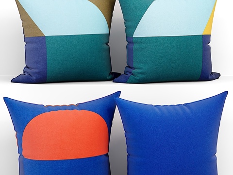  装饰靠垫套装423 Ikea3d模型 