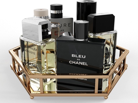  香奈儿香水系列43d模型 