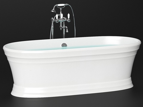  维多利亚与阿尔伯特博物馆石质浴缸，180x783d模型 