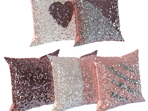  闪亮靠垫3d模型 