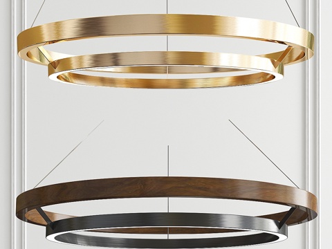  Grace环形吊灯3d模型 