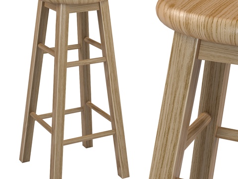  促销款吧凳3d模型 