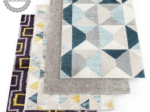  地毯套装623d模型 