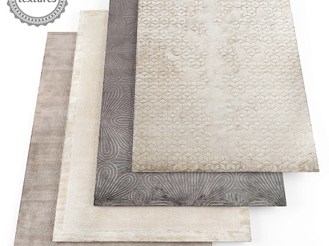  地毯套装753d模型 