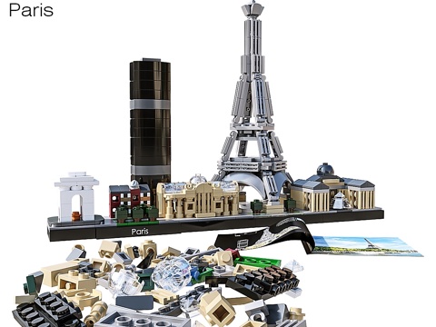  乐高巴黎 #210443d模型 