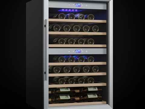  冷藤酒柜 C66-KSF23d模型 