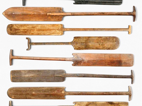  喀拉拉邦划艇桨3d模型 