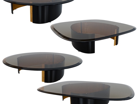  Minotti Bangle - 组合茶几3d模型 