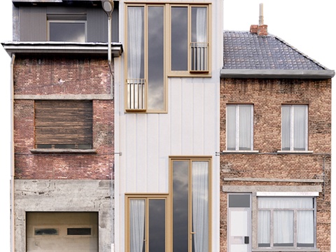  建筑立面3d模型 