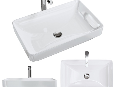  GSI 洗脸盆 Color-elements3d模型 