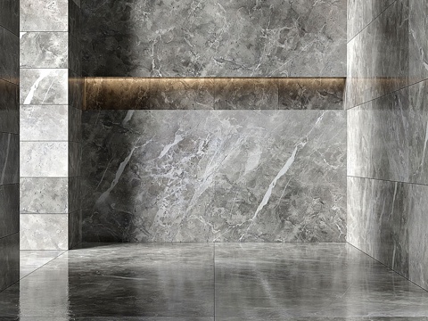  灰色大理石瓷砖23d模型 