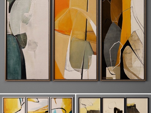  画作集-1243d模型 