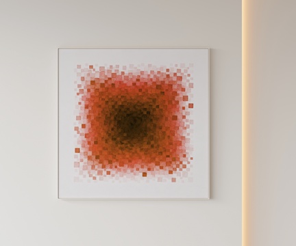  现代装饰画su模型 