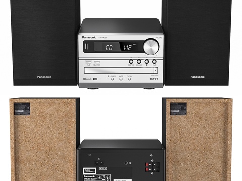  松下SC-PM250EE-S音乐中心3d模型 