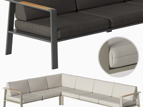  转角沙发 NOFI3d模型 