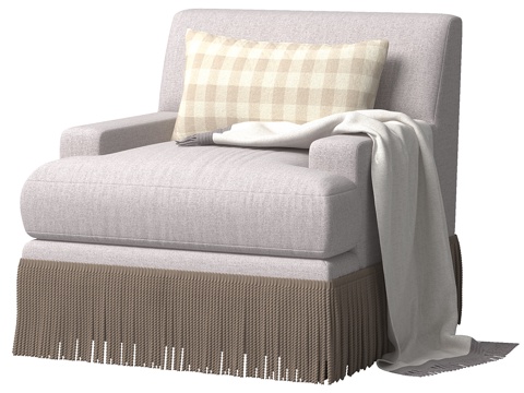  贝克伊夫休闲椅3d模型 