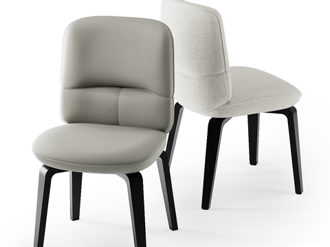  现代简约单人椅子 单人椅子 椅子 简约椅子 凳子 休闲椅子3d模型 