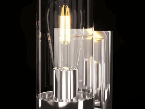  现代简约壁灯 壁灯 简约壁灯 轻奢壁灯 玻璃壁灯 装饰壁灯3d模型 