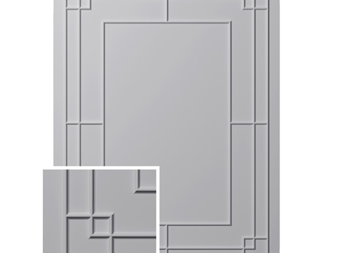 石膏灰泥3d模型 