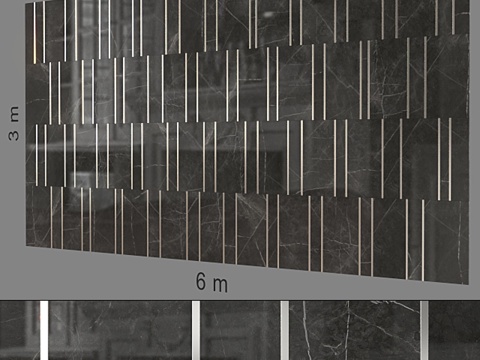  装饰墙 243.3d模型 