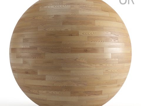  橡木拼花地板无缝纹理 PBR 8k3d模型 