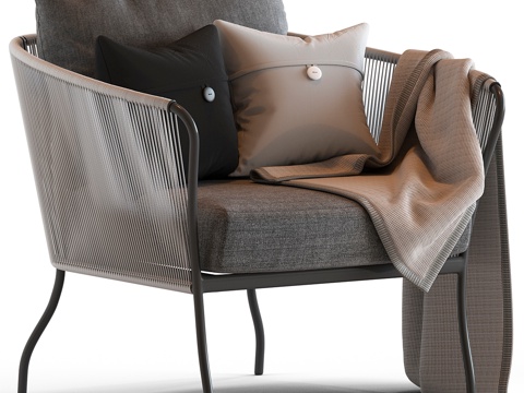  Globewest Malaga扶手椅3d模型 