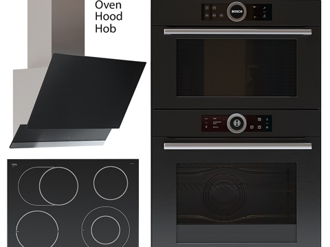  厨房电器 BOSCH3d模型 