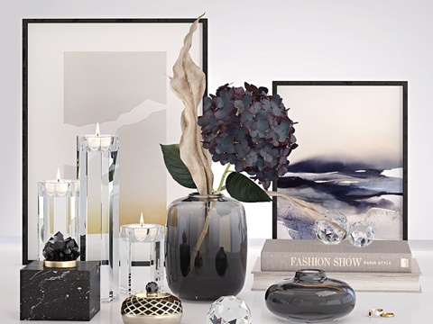  B&B Italia托比石咖啡桌3d模型 