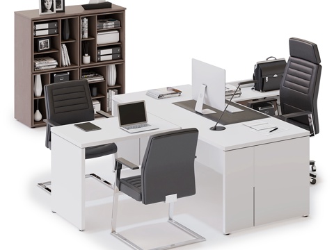  LAS DELTA EVO行政桌3d模型 