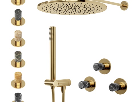  格里费里亚斯·迈尔雕塑淋浴系统3d模型 