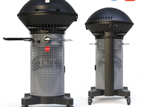  火焰专业烧烤炉F24C3d模型 