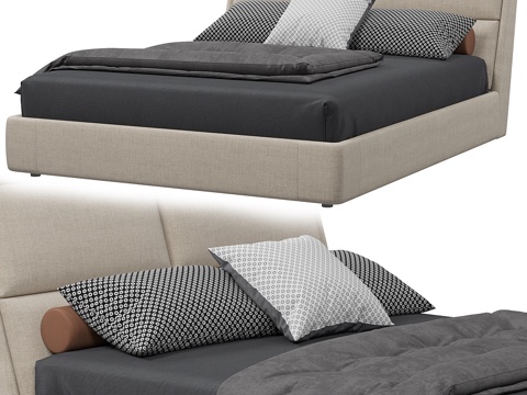  Bed Twils James3d模型 