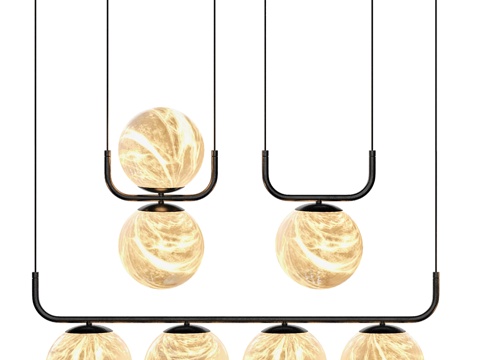  阿尔玛照明翠贝卡落地灯系列第一辑3d模型 