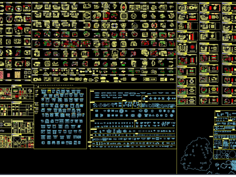 CAD图库大全cad施工图