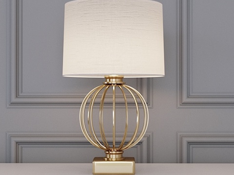  加尔达装饰台灯3d模型 