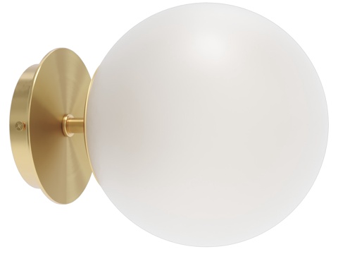  现代轻奢球形装饰壁灯3d模型 