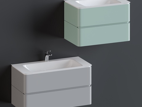  梳妆台 AM PM Sensation3d模型 