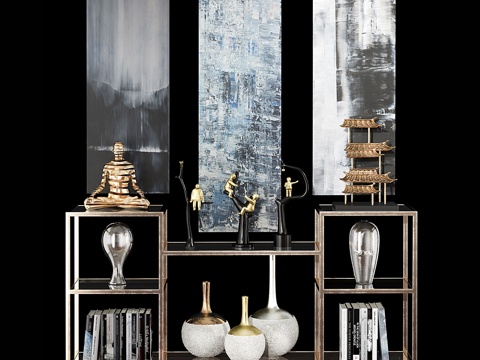  装饰套装483d模型 