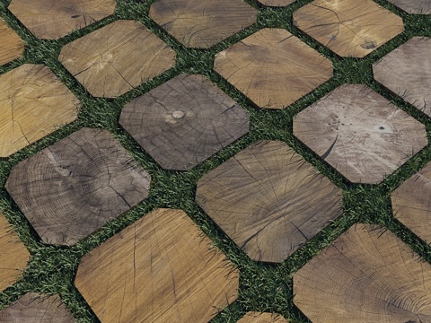  装饰性地面3d模型 