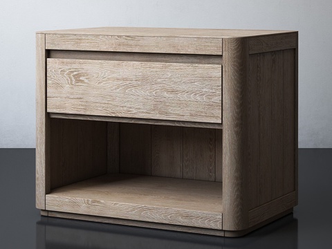  MARTENS 30英寸开放式床头柜3d模型 