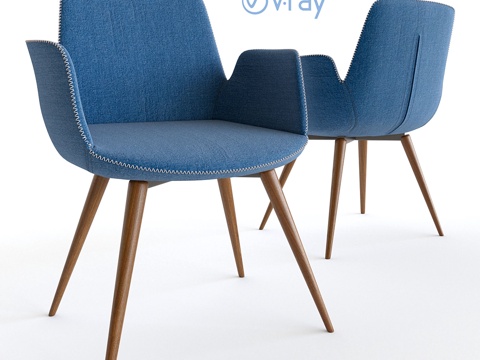  Django Imodern椅子3d模型 