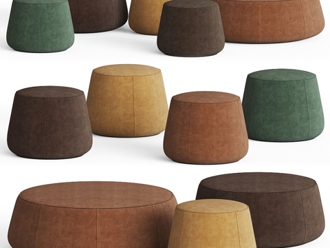  游牧族Tribu坐凳3d模型 