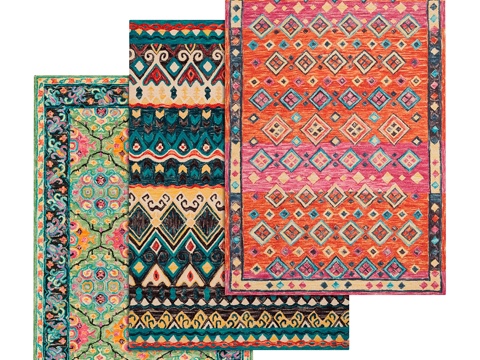  套装42地毯3d模型 