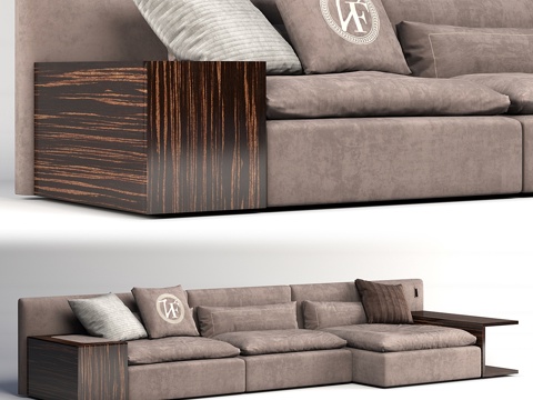  萨沃亚沙发3d模型 