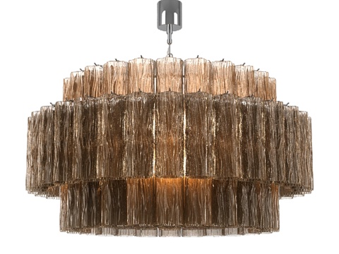  贝拉菲古拉 五角星鼓形灯 D900 烟色款3d模型 