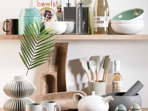  厨房配件 163d模型 