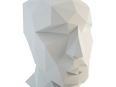  亚当花盆装饰3d模型 