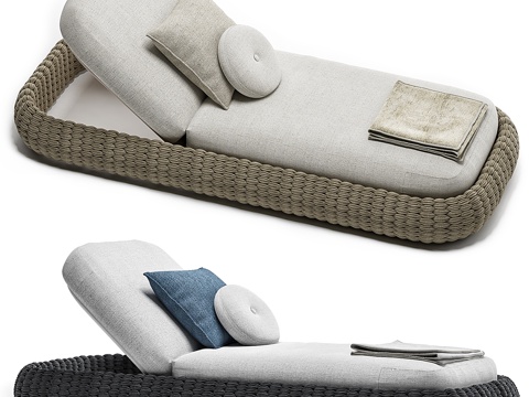  曼努蒂Kobo躺椅3d模型 