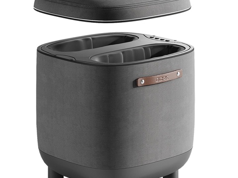  现代 Puff 按摩器 足疗仪3d模型 